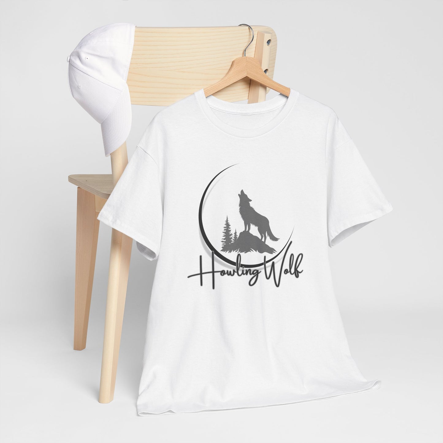 Howling Wolf Unisex Heavy Cotton Tee