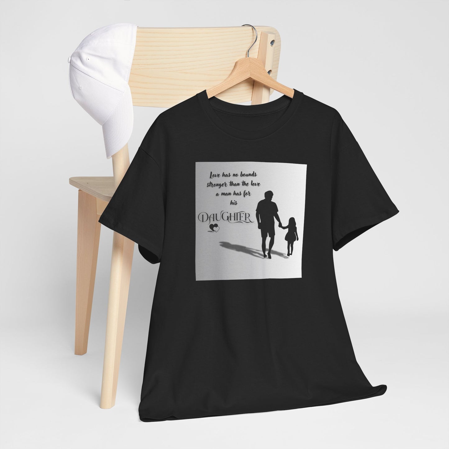 Father / Daughter quote Unisex Heavy Cotton Tee