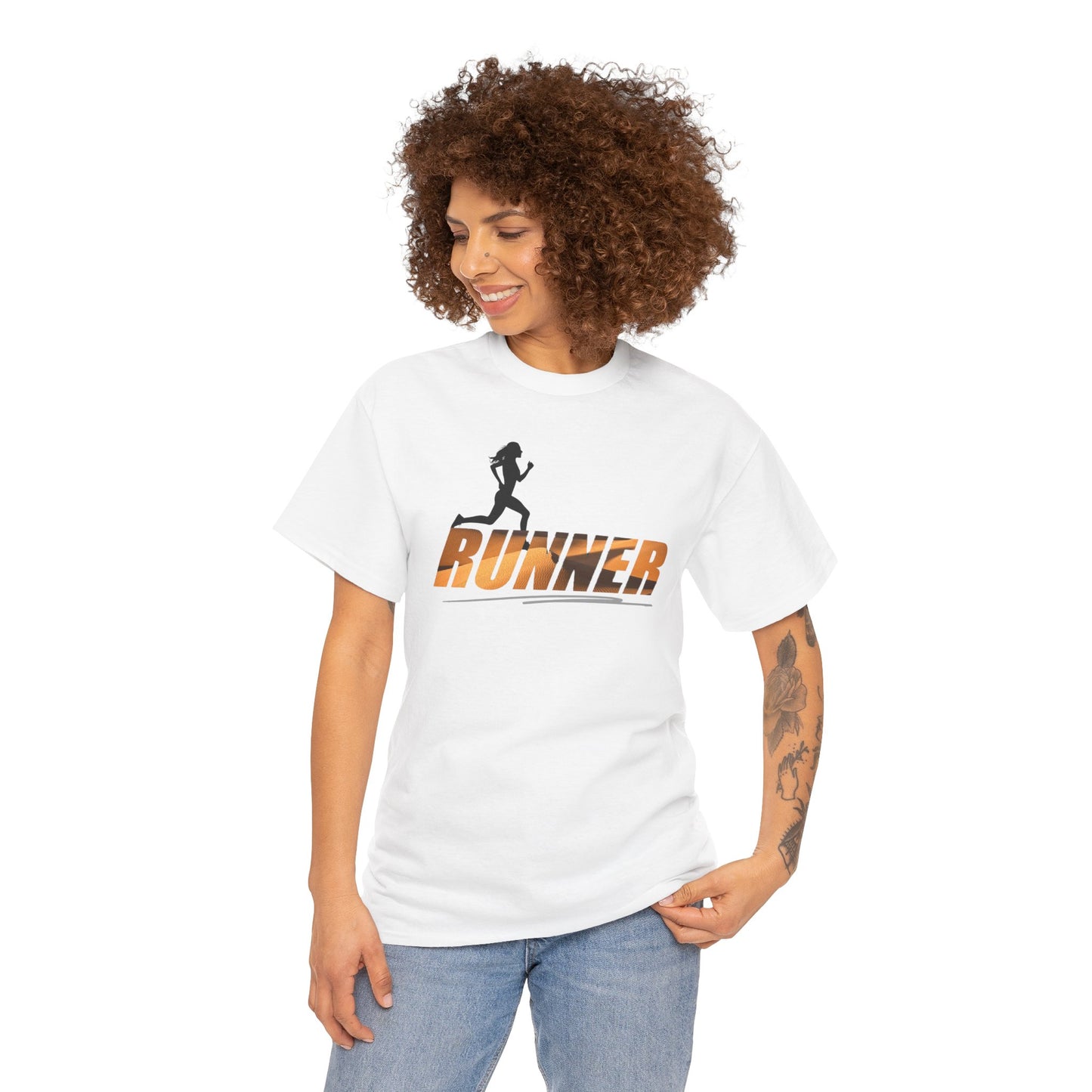 I am a Runner Unisex Heavy Cotton Tee