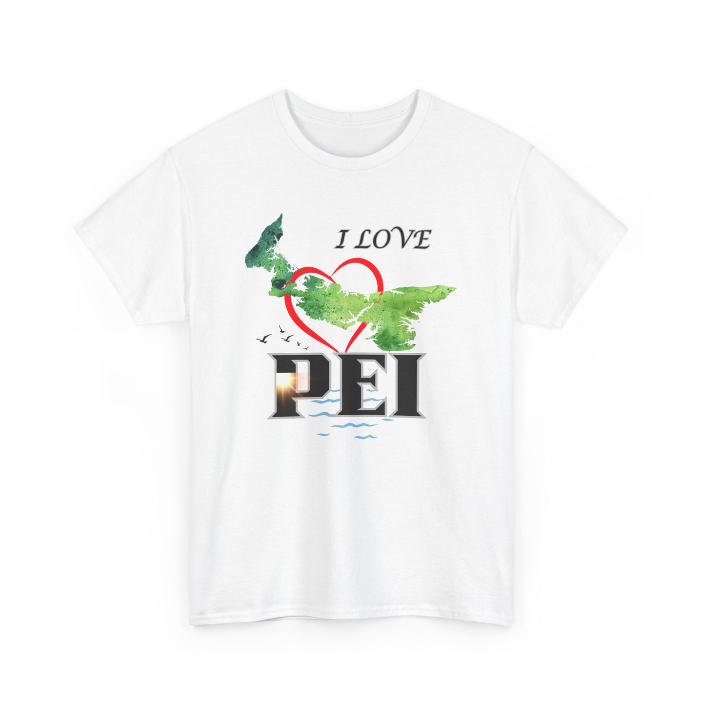 I Love PEI / Canada Unisex Heavy Cotton Tee