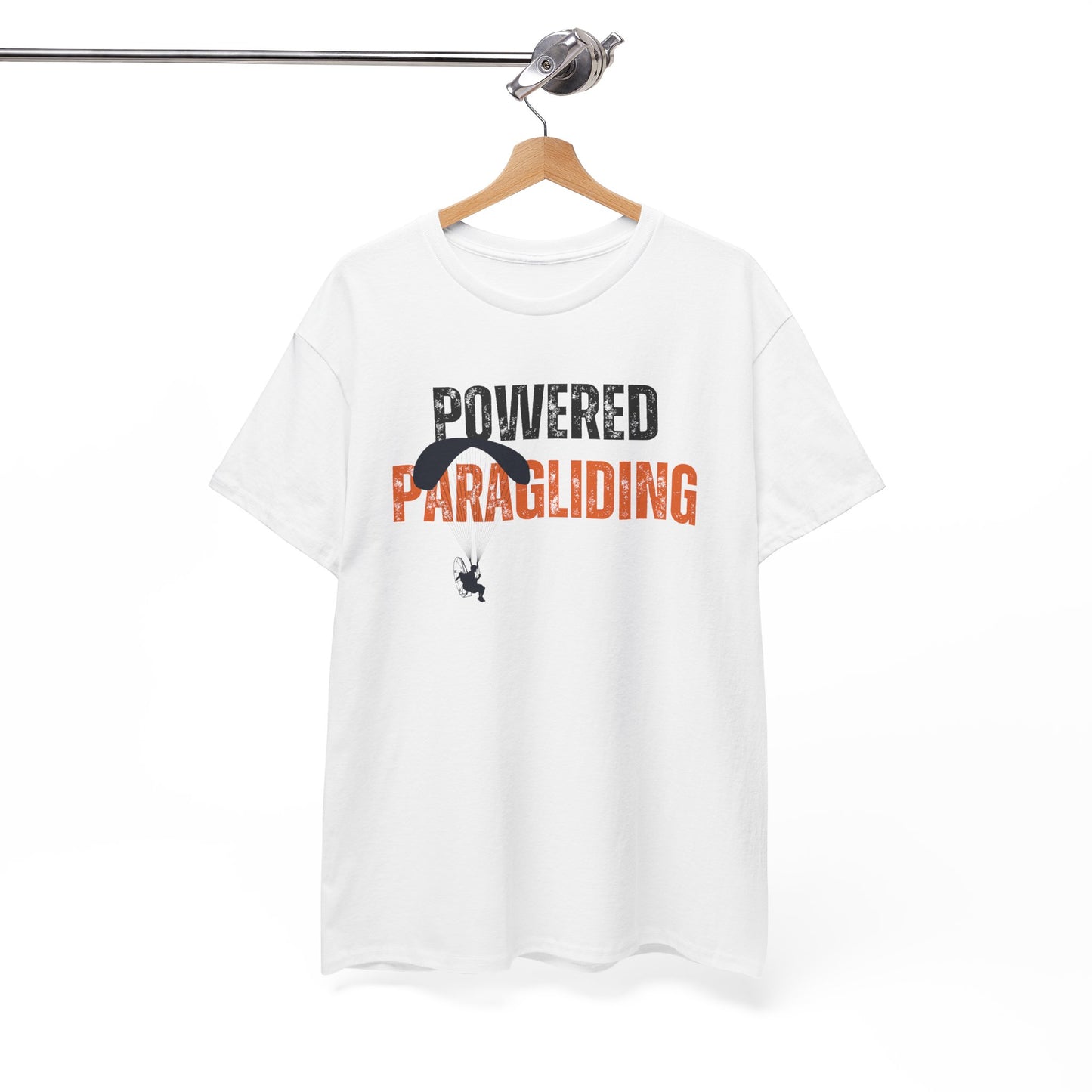 Powered Paragliding Unisex Heavy Cotton Tee