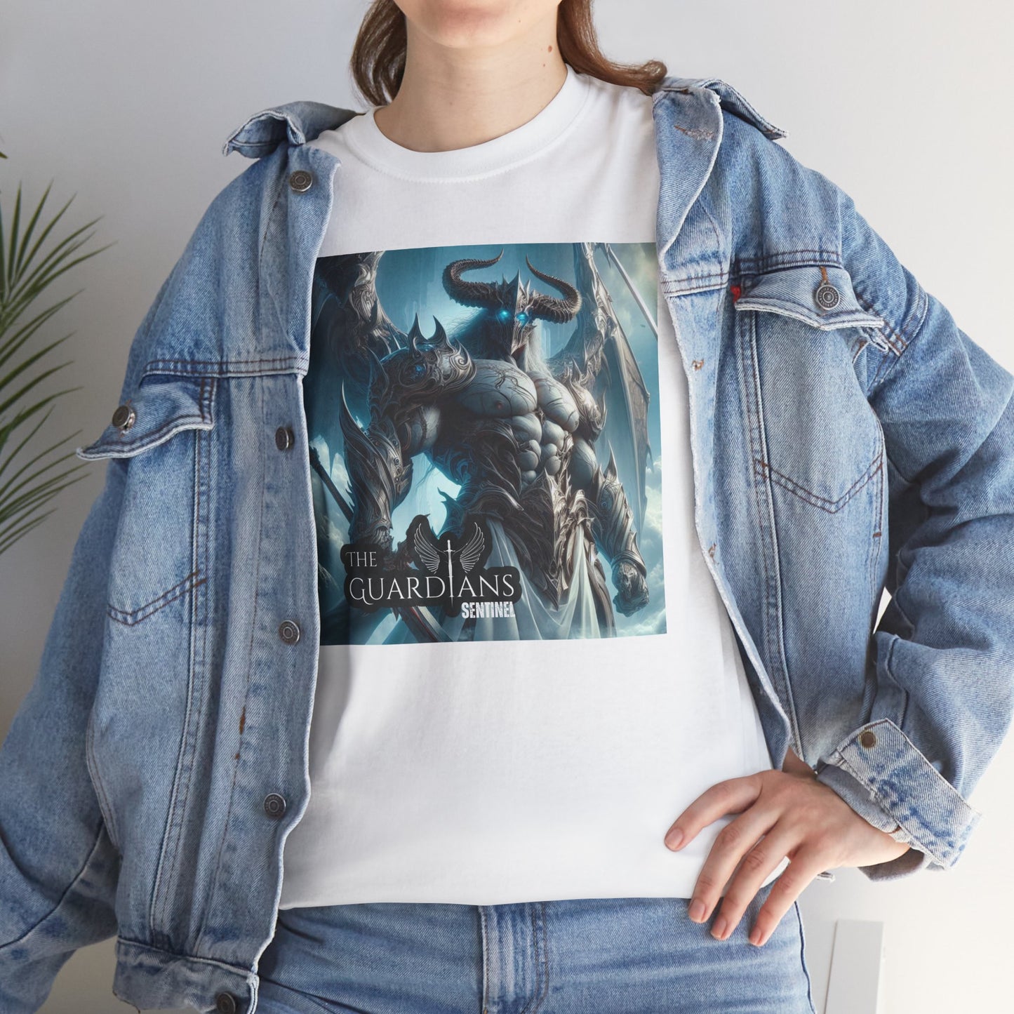 The Guardians Sentinel / Elite Unisex Heavy Cotton Tee (Made with AI)