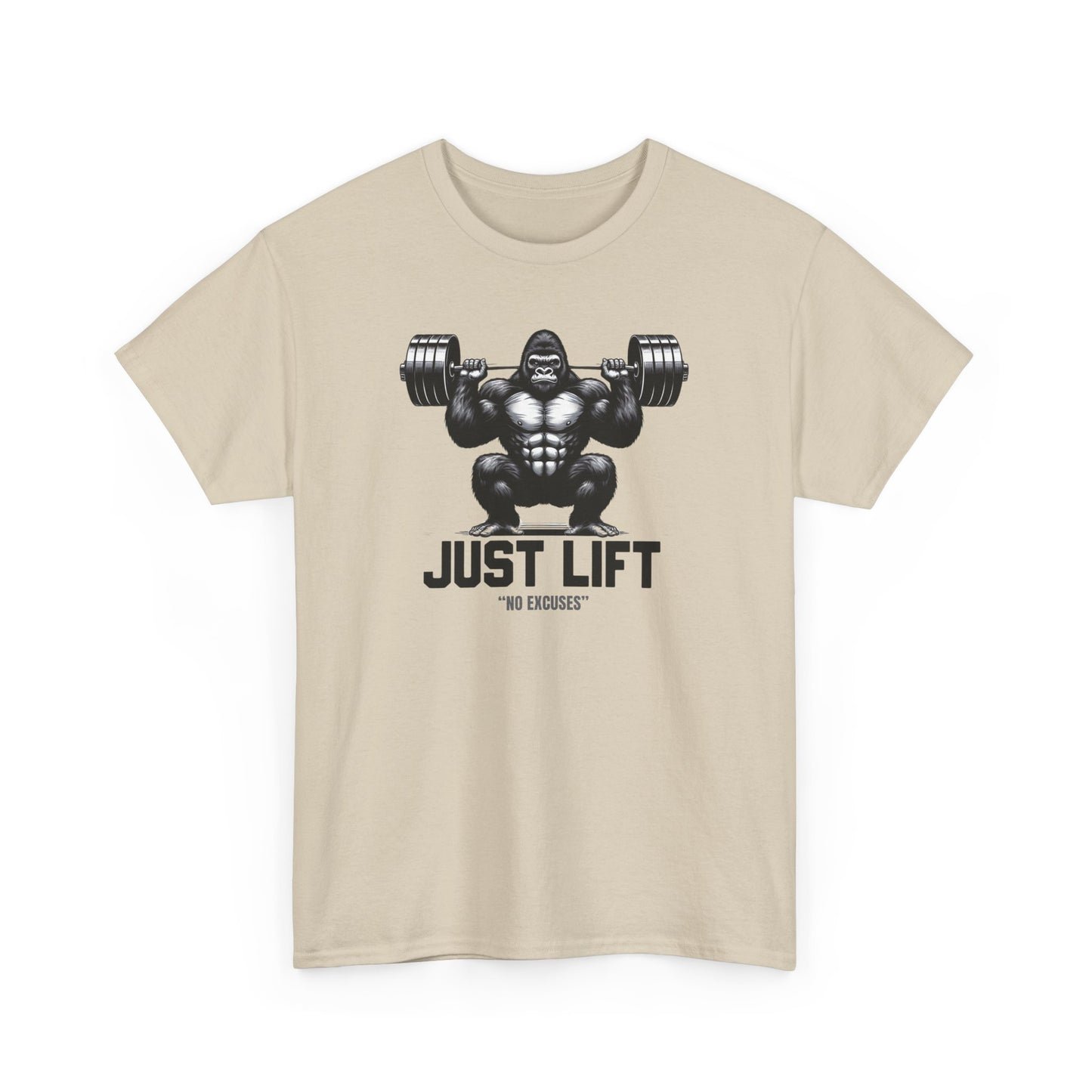 Just Lift / No Excusses Unisex Heavy Cotton Tee