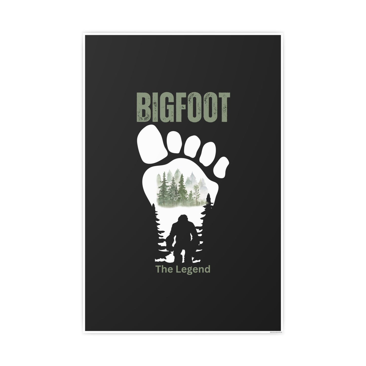 BIGFOOT The Legend / Photo Art Paper Posters