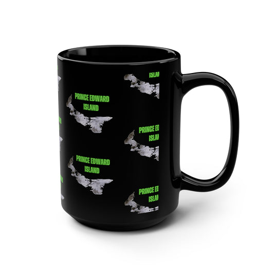 Prince Edward Island / Black Mug, 15oz
