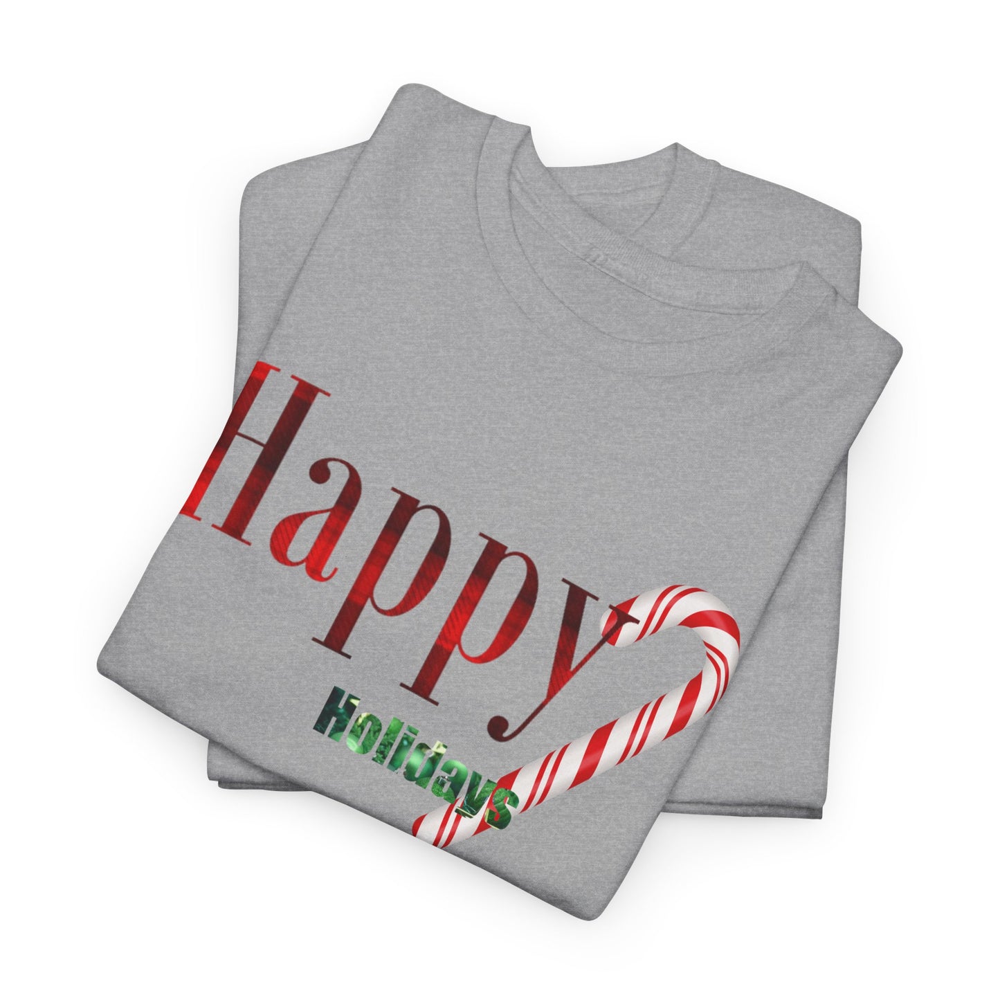 Happy Holidays Unisex Heavy Cotton Tee