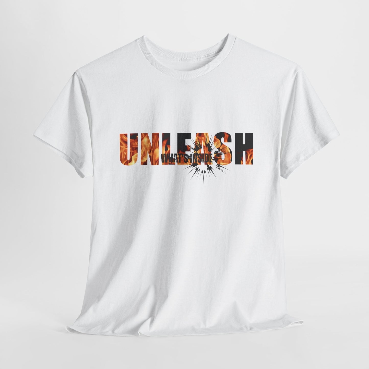 Unleash what's Inside Unisex Heavy Cotton Tee