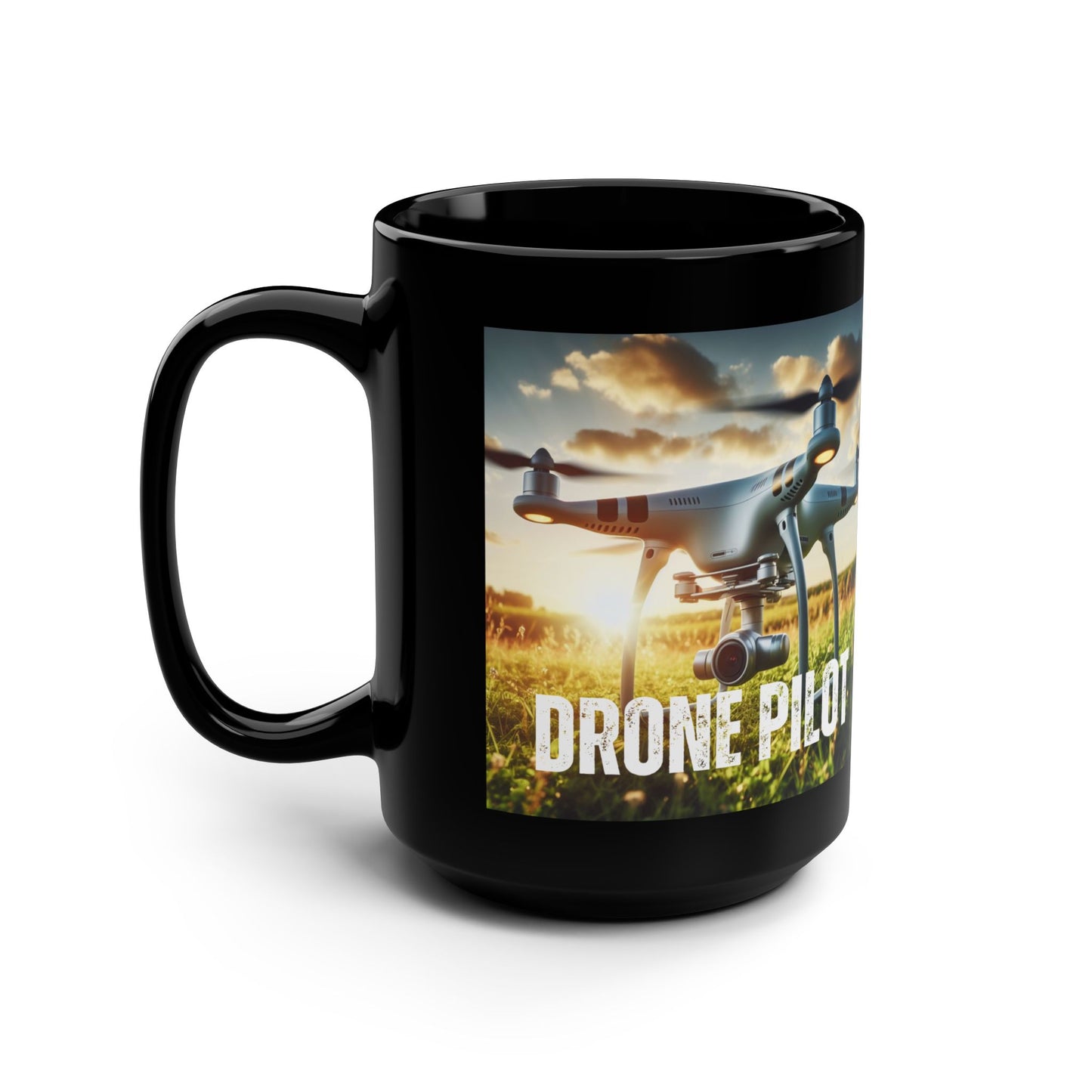 Drone Pilot / Black Mug, 15oz