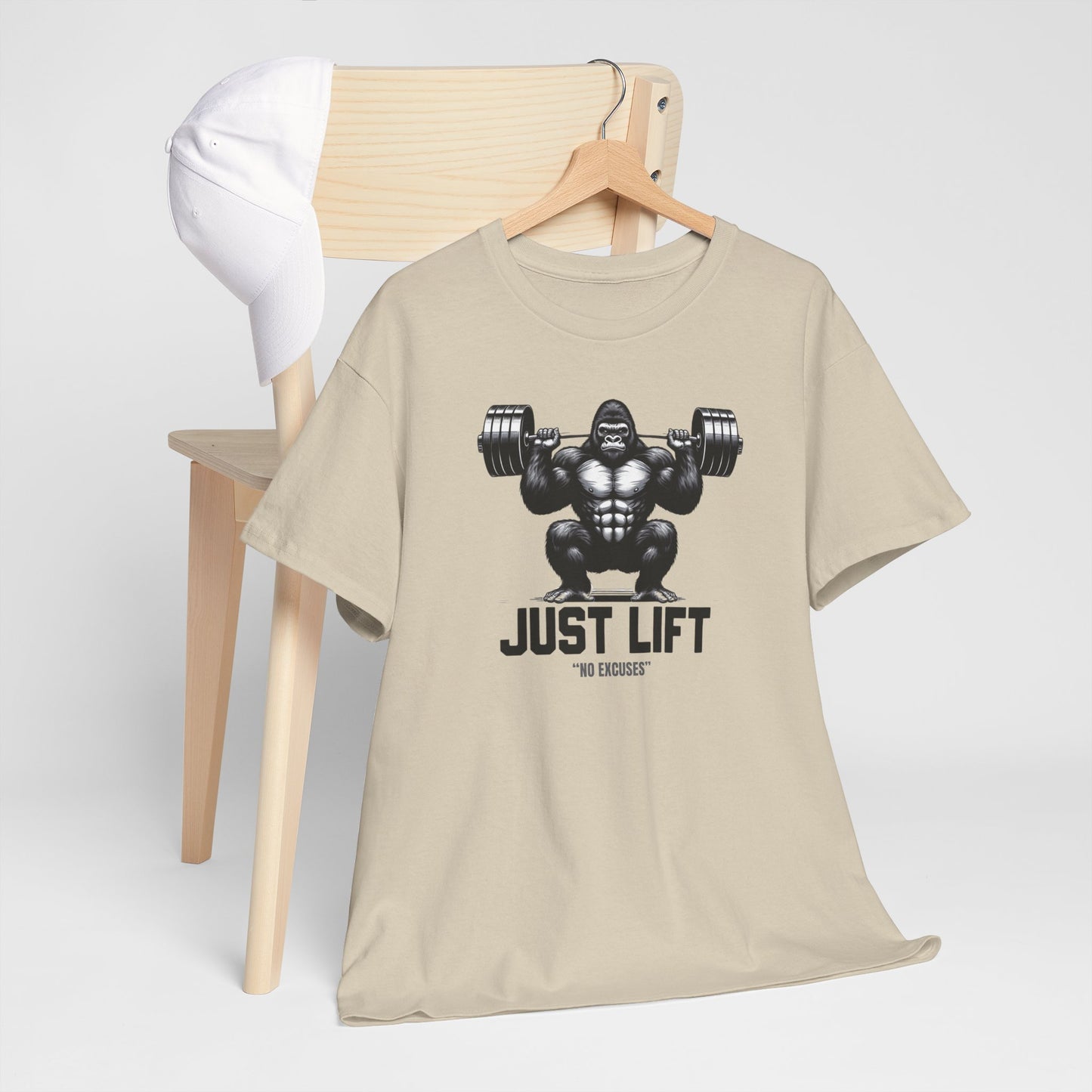 Just Lift / No Excusses Unisex Heavy Cotton Tee