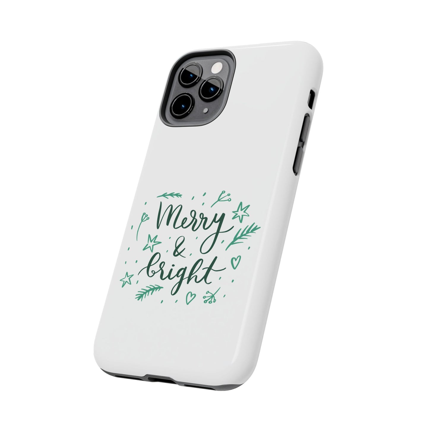 Merry and Bright (Christmas) / Tough Phone Cases