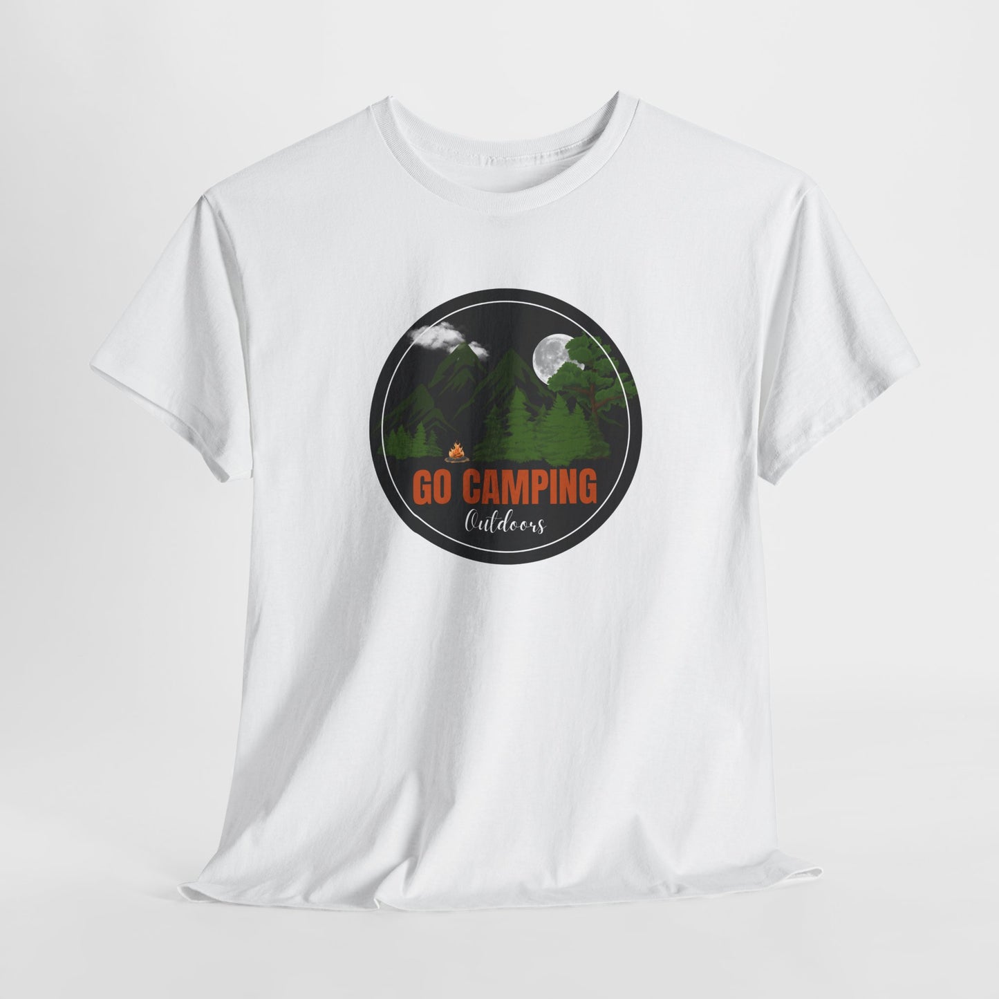 Go Camping Outdoors Unisex Heavy Cotton Tee