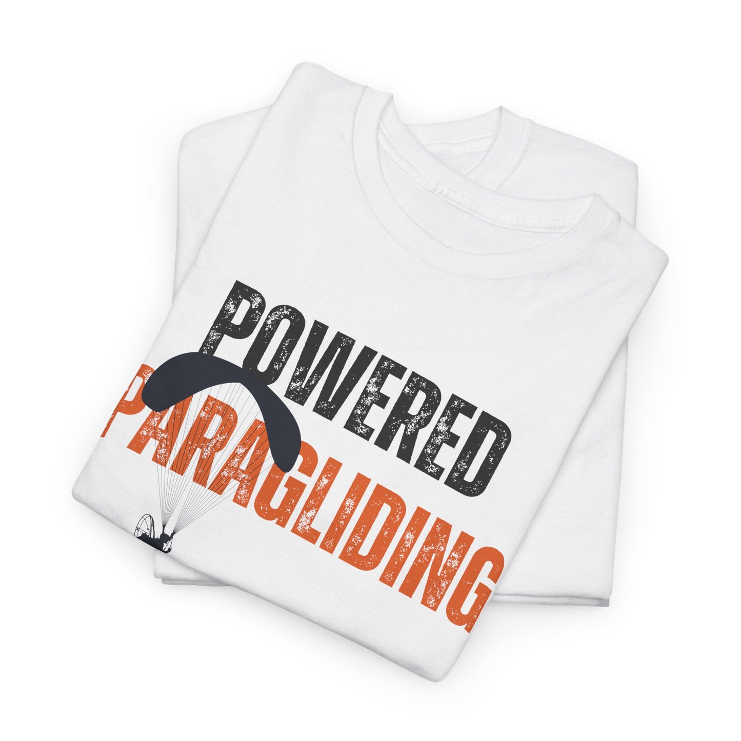 Powered Paragliding Unisex Heavy Cotton Tee