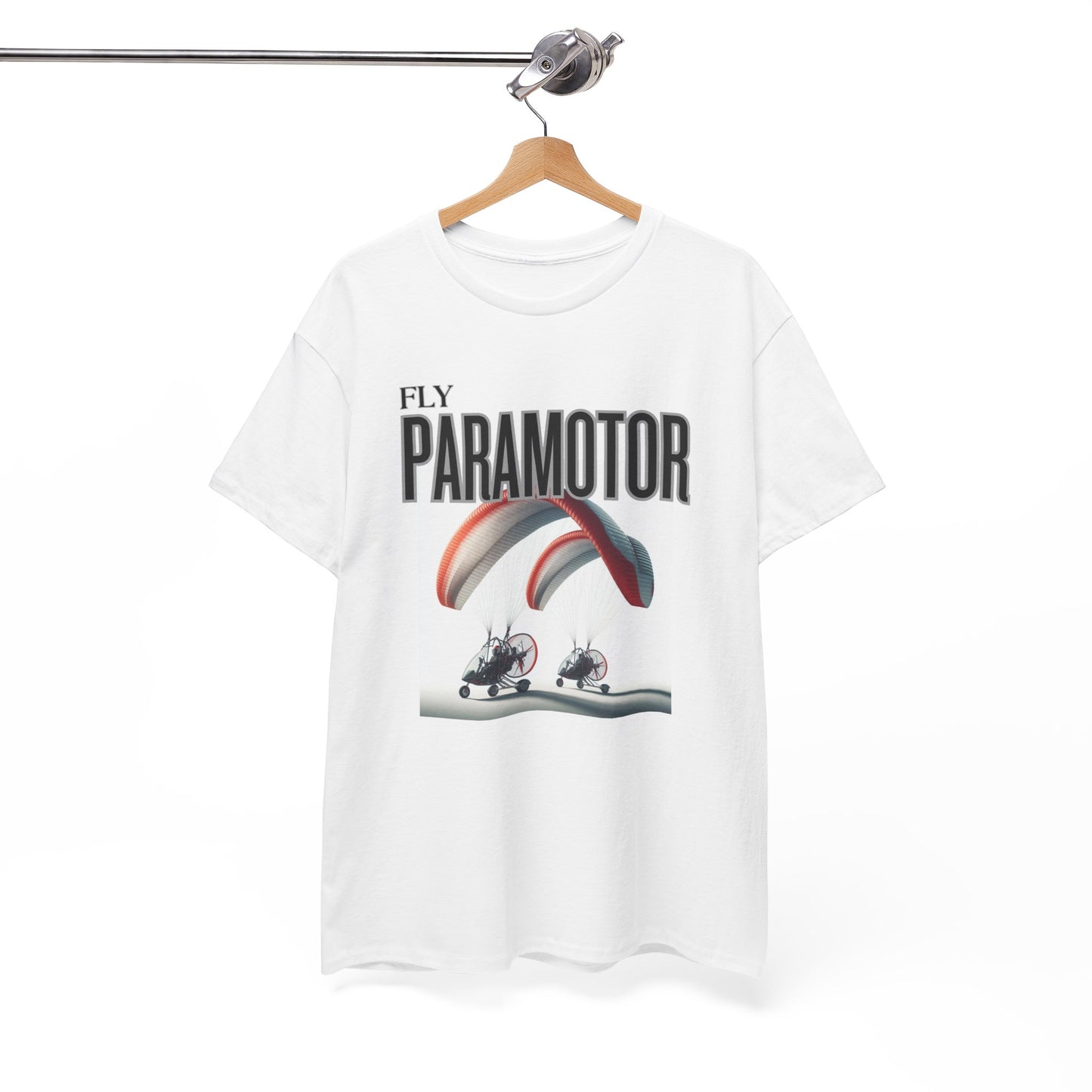Fly Paramotor Unisex Heavy Cotton Tee
