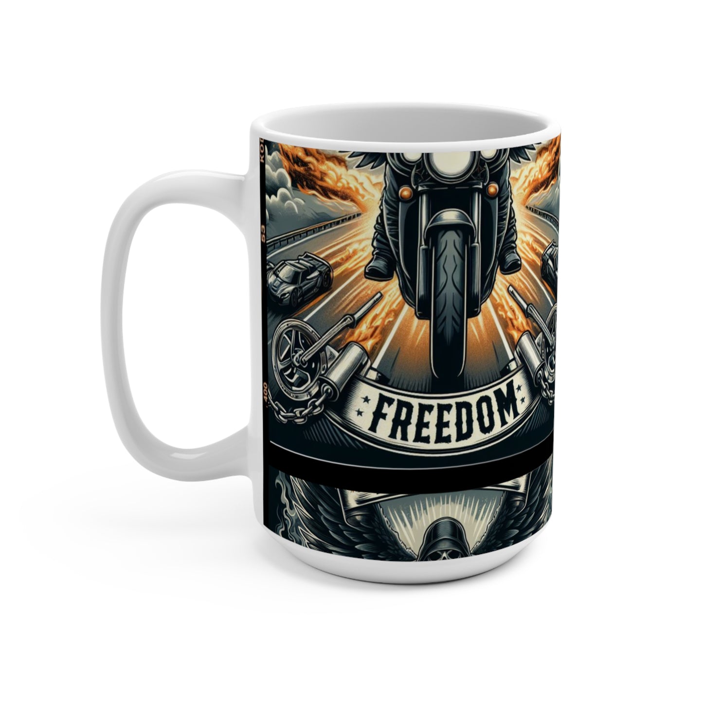 Two Wheel Freedom / Mug 15oz