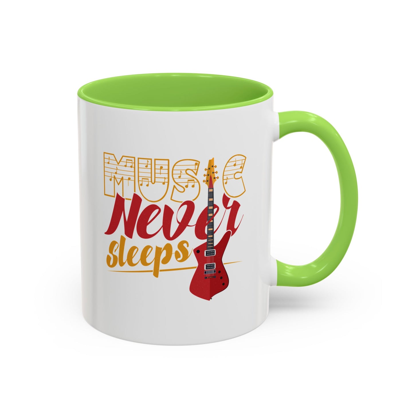 Music Never Sleeps / Colorful Mugs (11oz, 15oz)