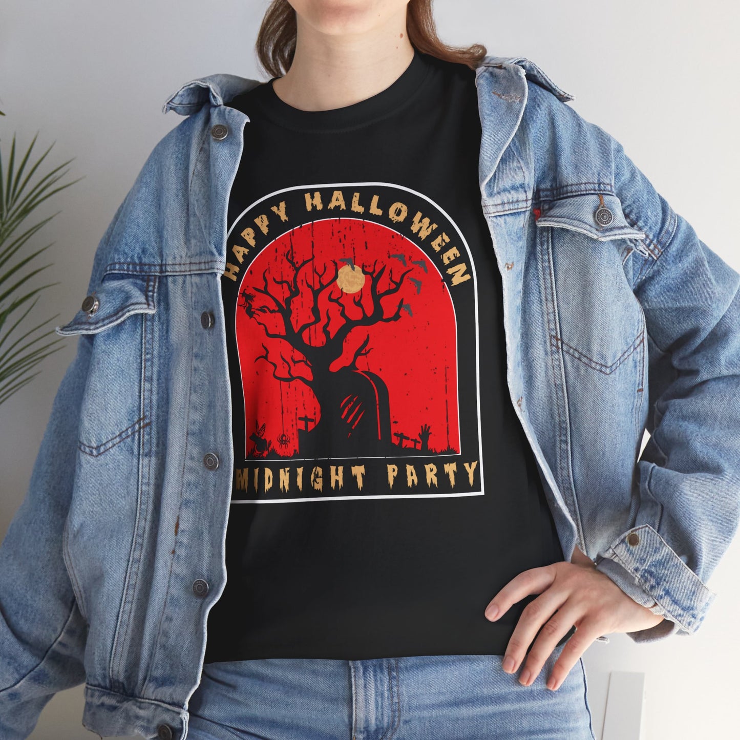 Midnight Party / Halloween Unisex Heavy Cotton Tee