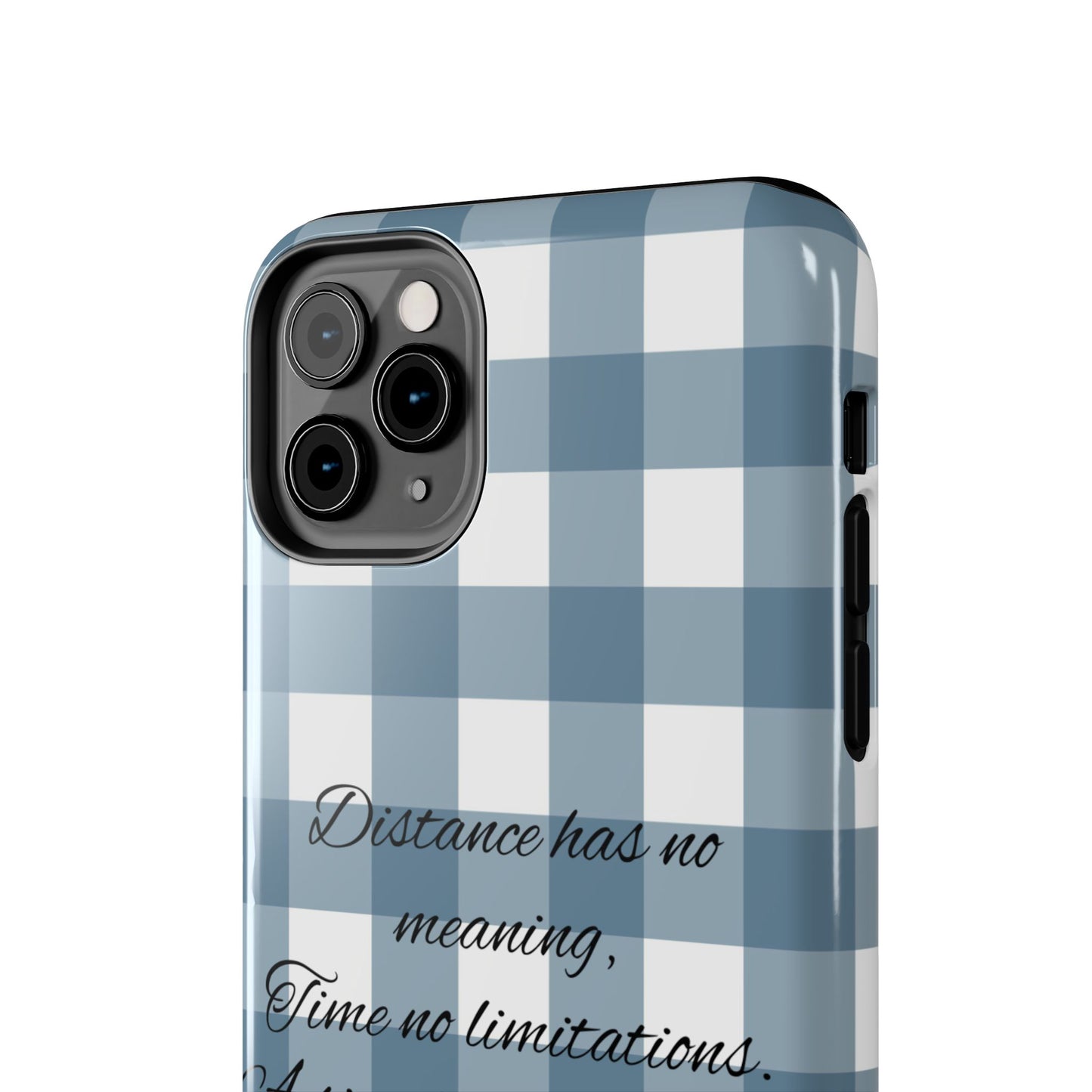 Blue checkered / Tough Phone Cases