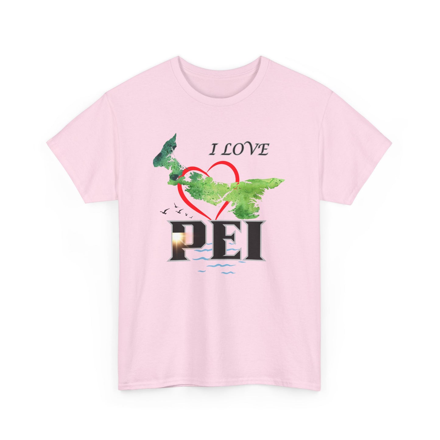 I Love PEI / Canada Unisex Heavy Cotton Tee