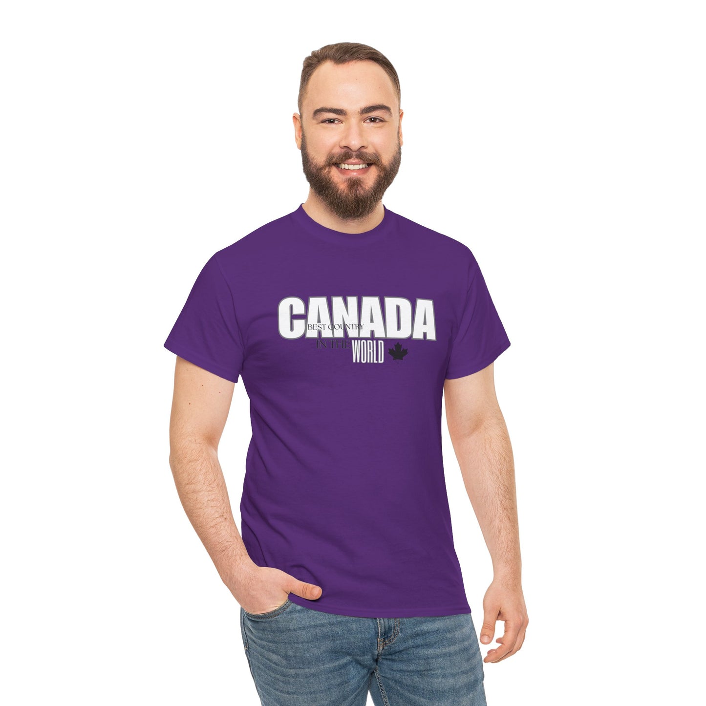 Canada Best Country In The World Unisex Heavy Cotton Tee