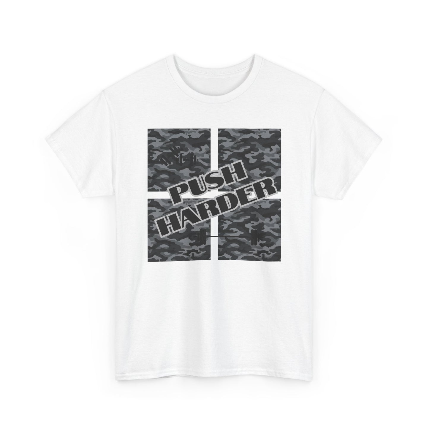 Push Harder Unisex Heavy Cotton Tee