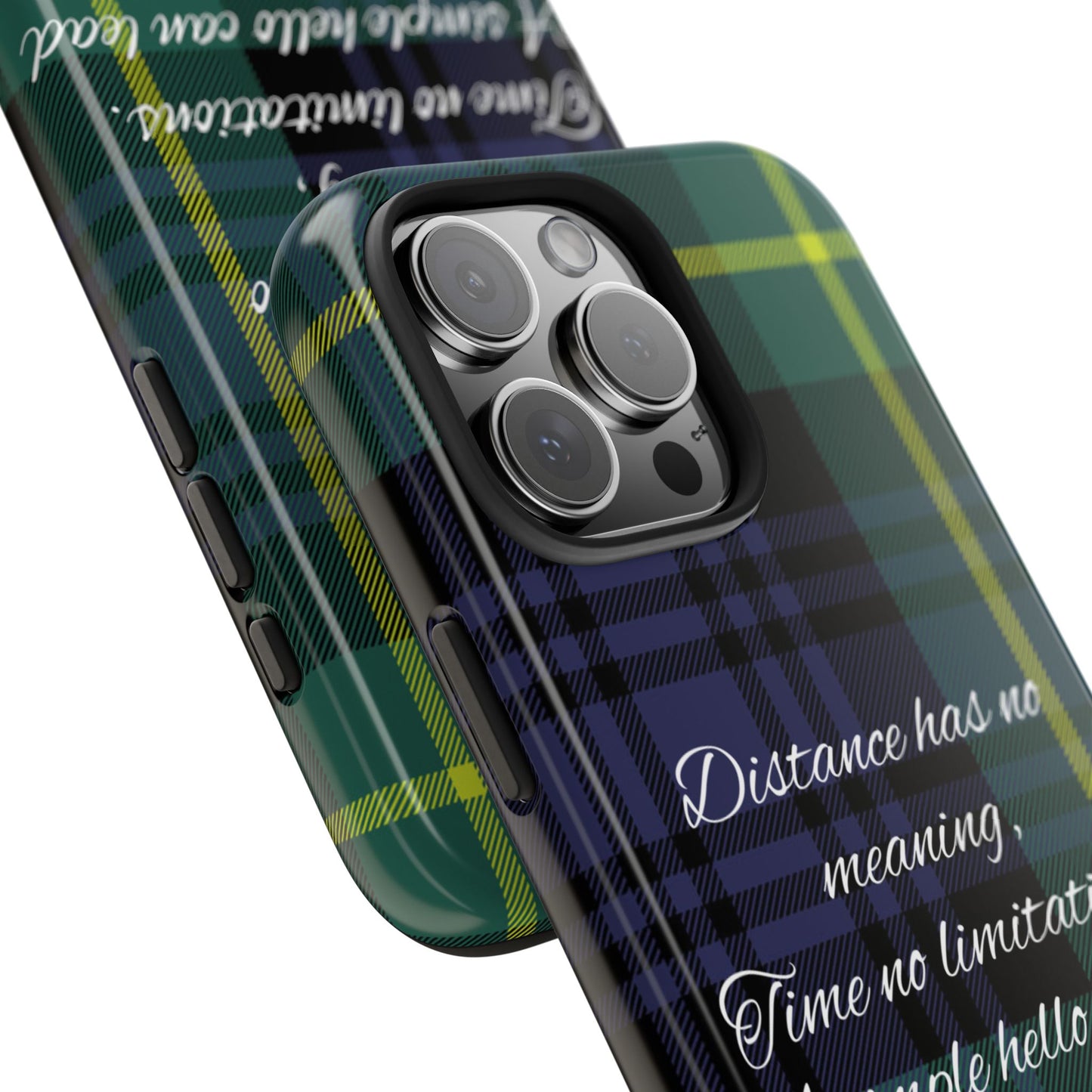 Green plaid version / Tough Phone Cases