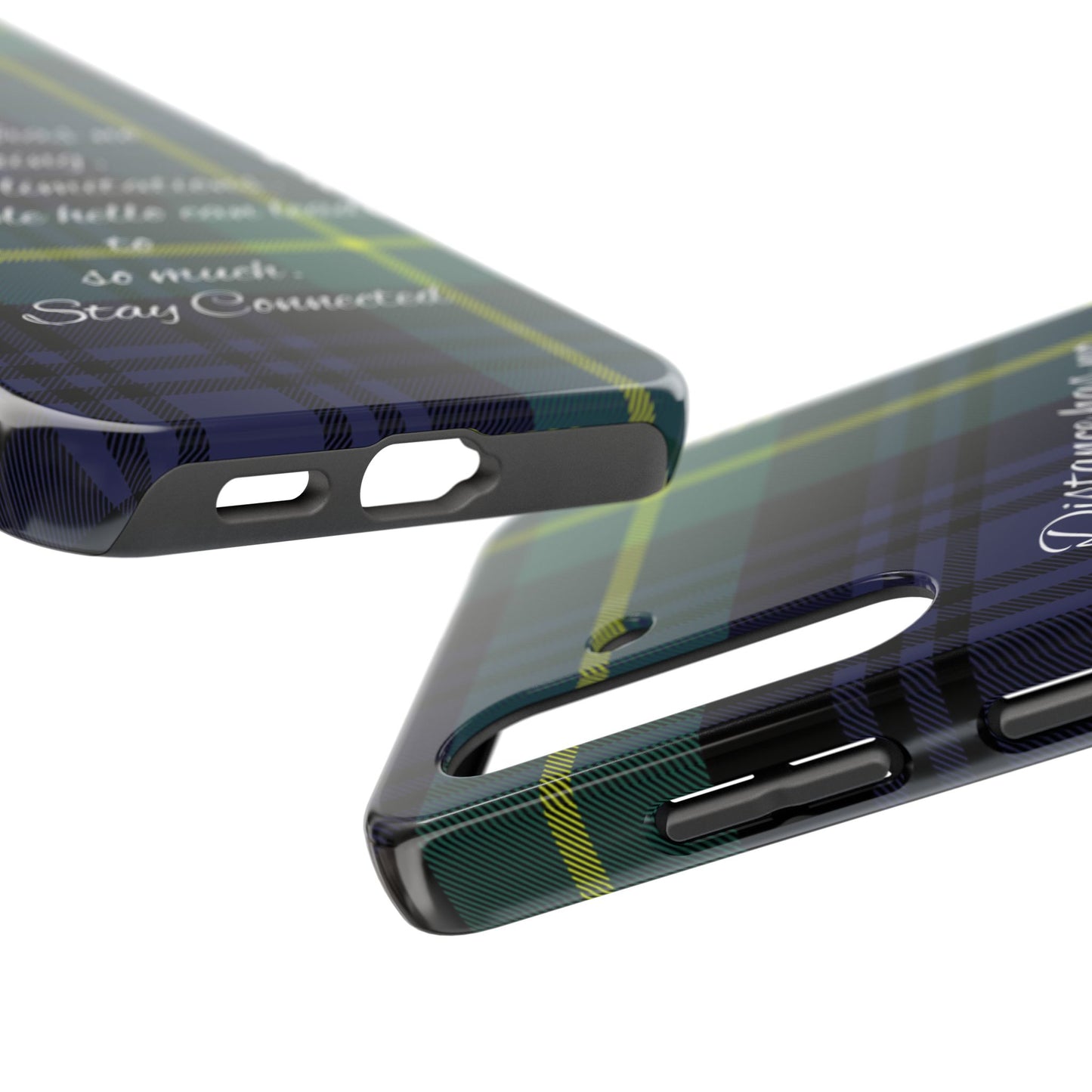 Green plaid version / Tough Phone Cases