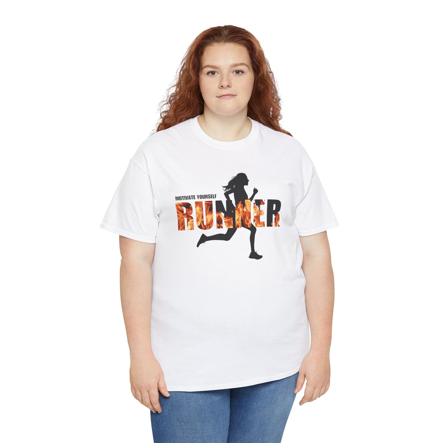 I am a Runner Unisex Heavy Cotton Tee