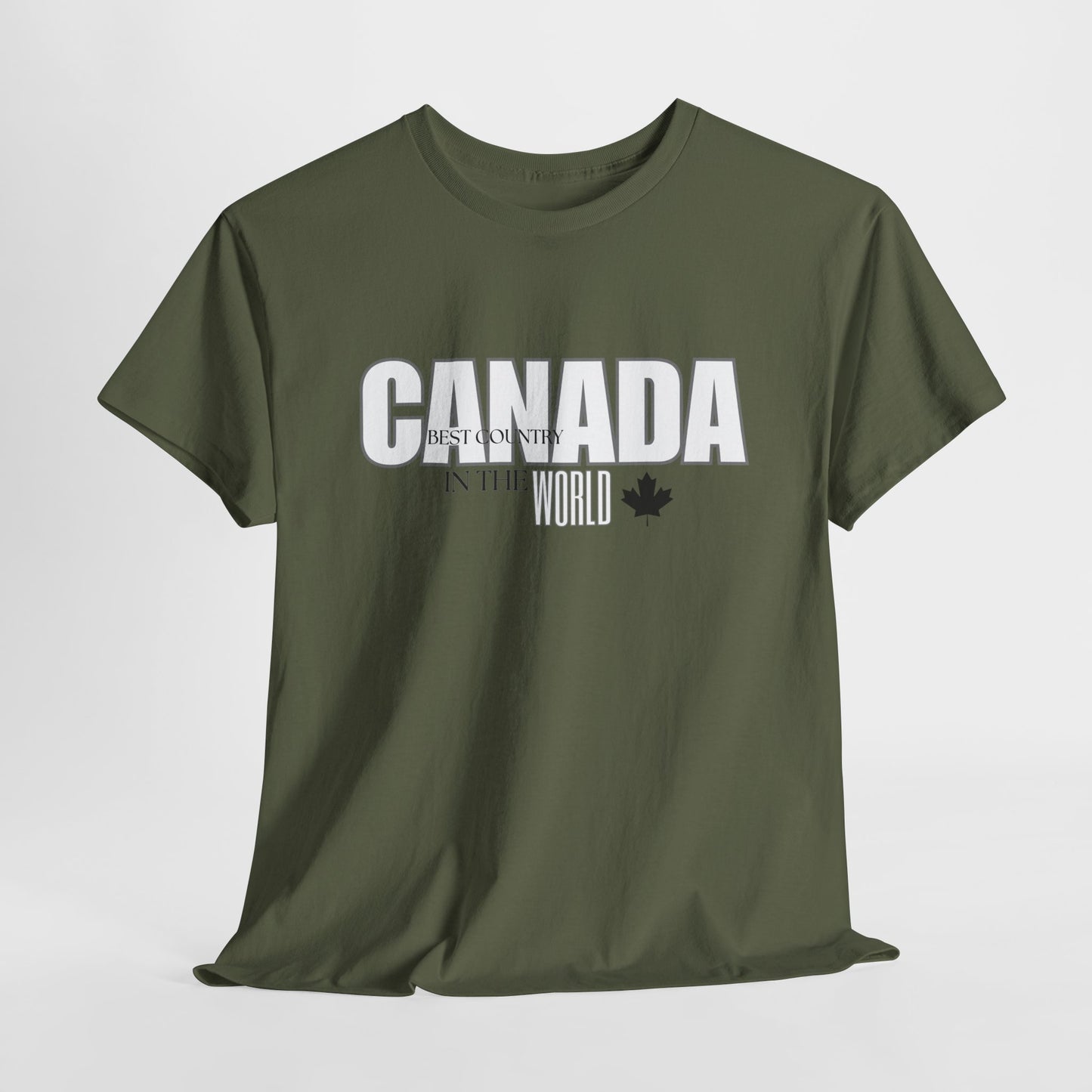 Canada Best Country In The World Unisex Heavy Cotton Tee