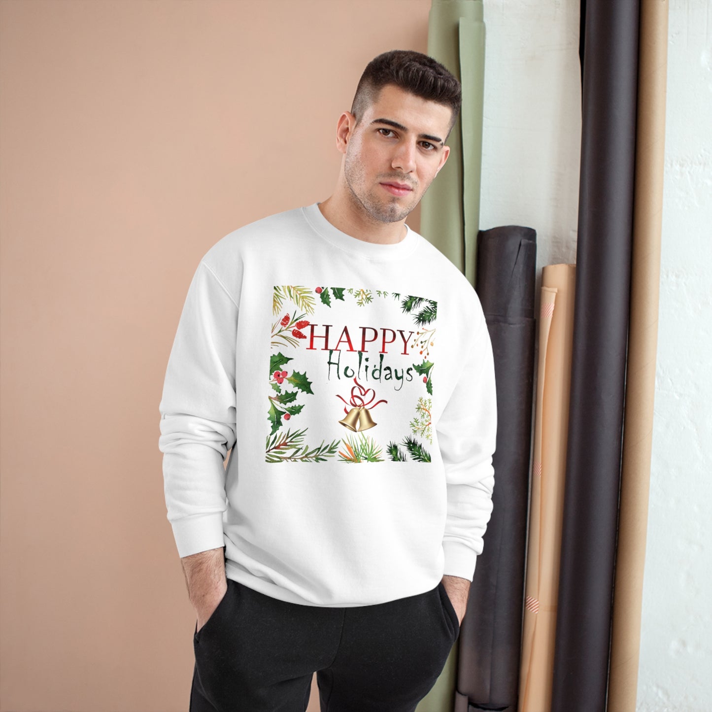 Happy Holidays / Champion Sweatshirt