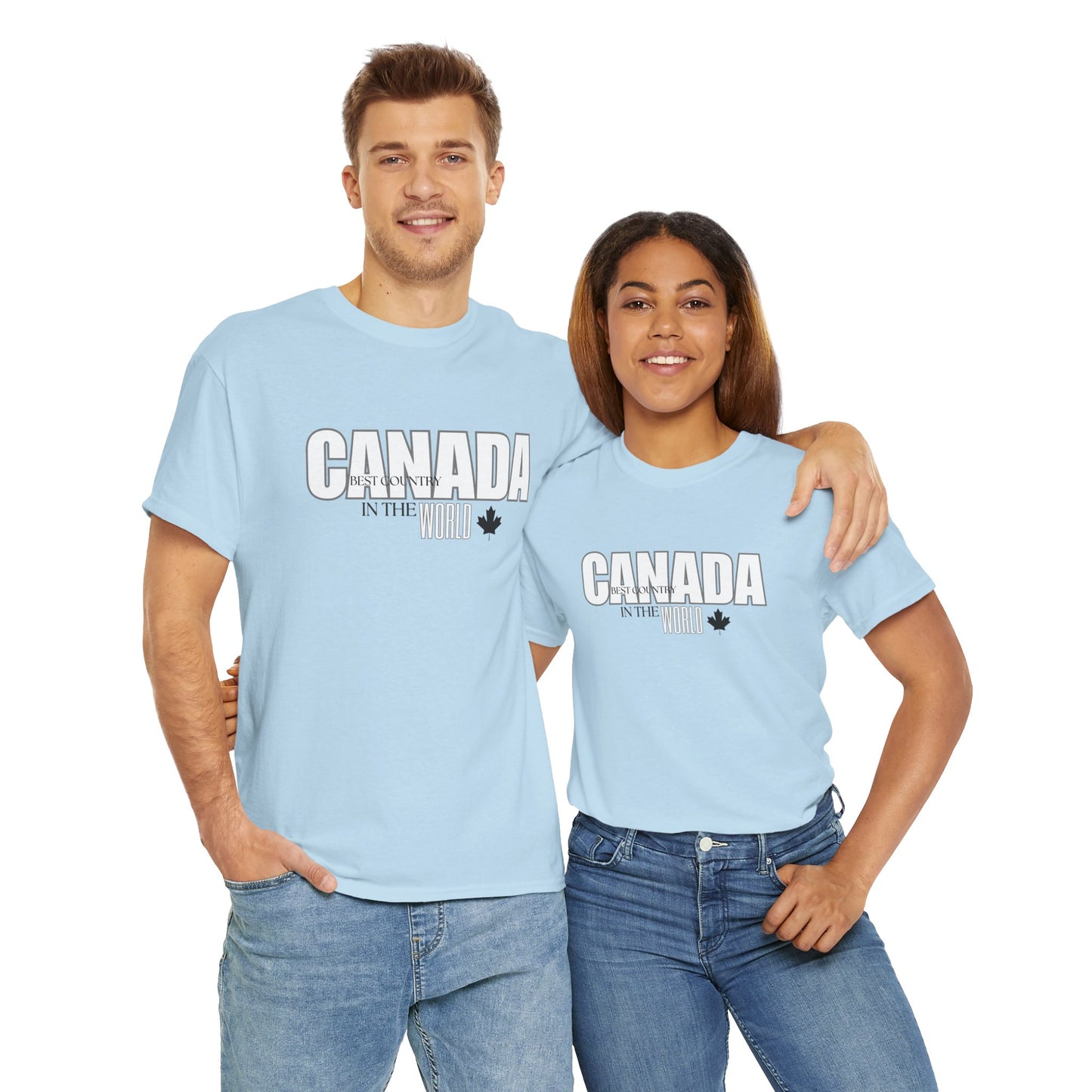 Canada Best Country In The World Unisex Heavy Cotton Tee