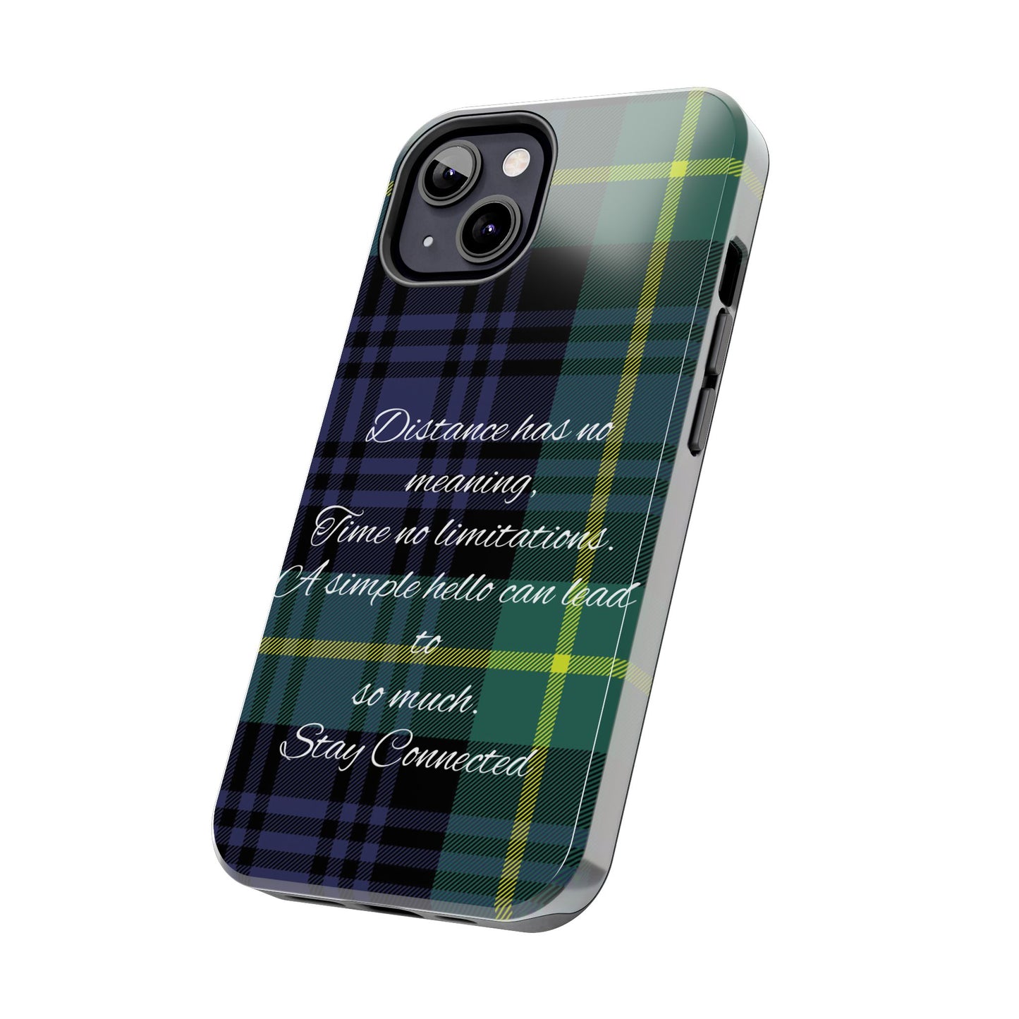 Green plaid version / Tough Phone Cases