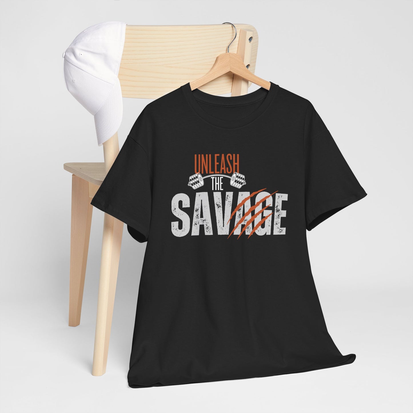 Unleash the Savage Unisex Heavy Cotton Tee