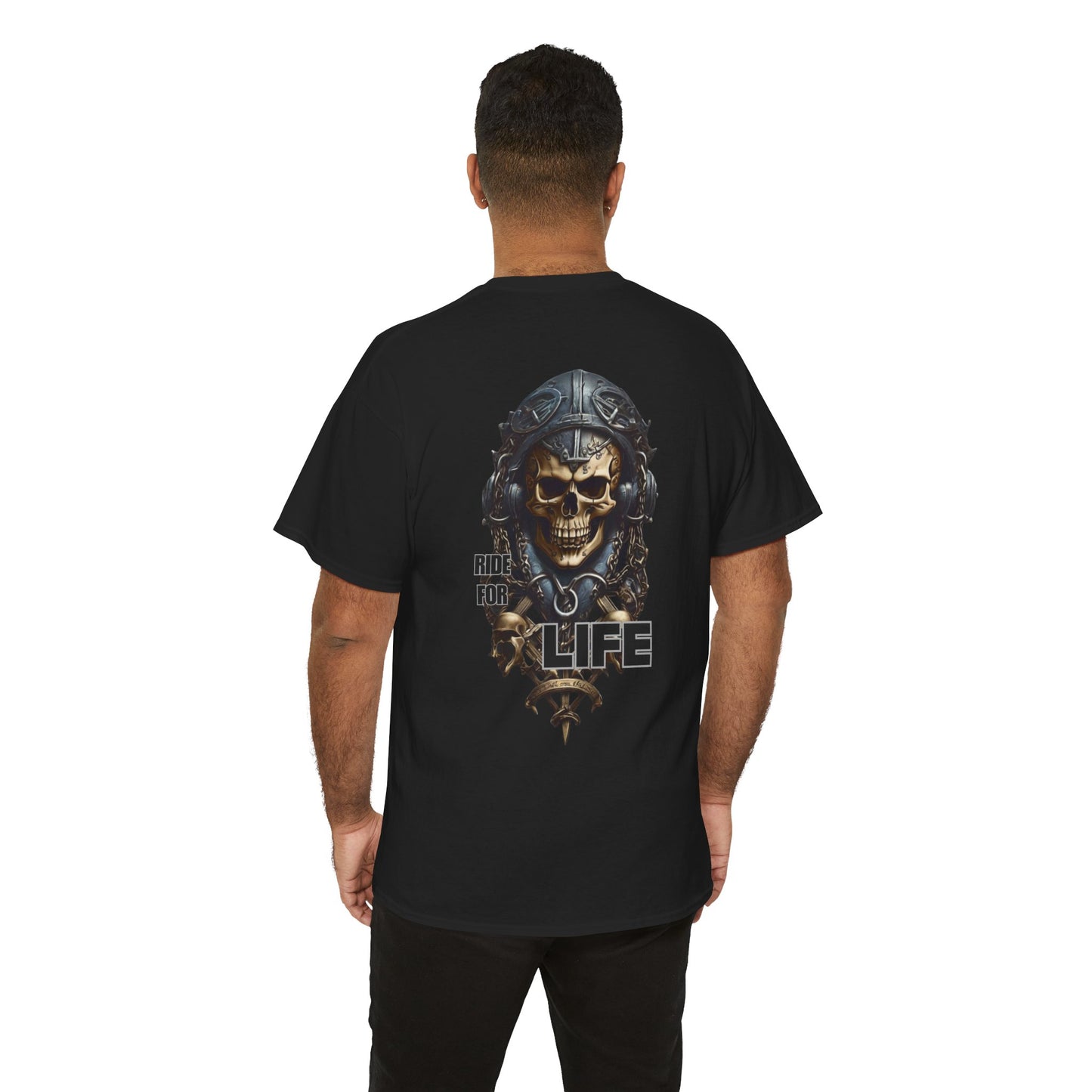 Ride for Life Unisex Heavy Cotton Tee (Made with AI)