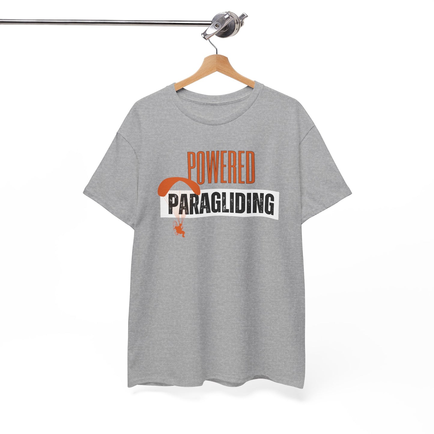 Powered Paragliding Unisex Heavy Cotton Tee