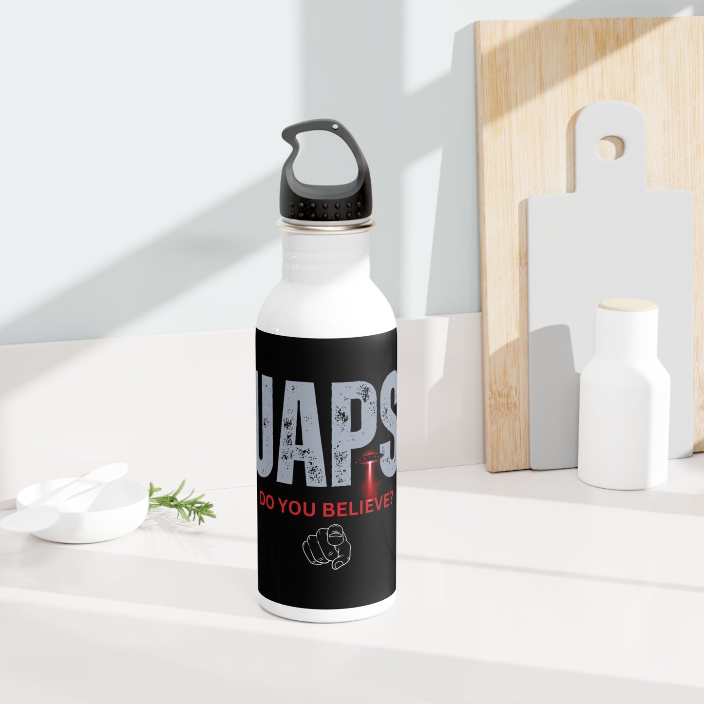 UAPS / Do YOU believe? / Stainless Steel Water Bottle