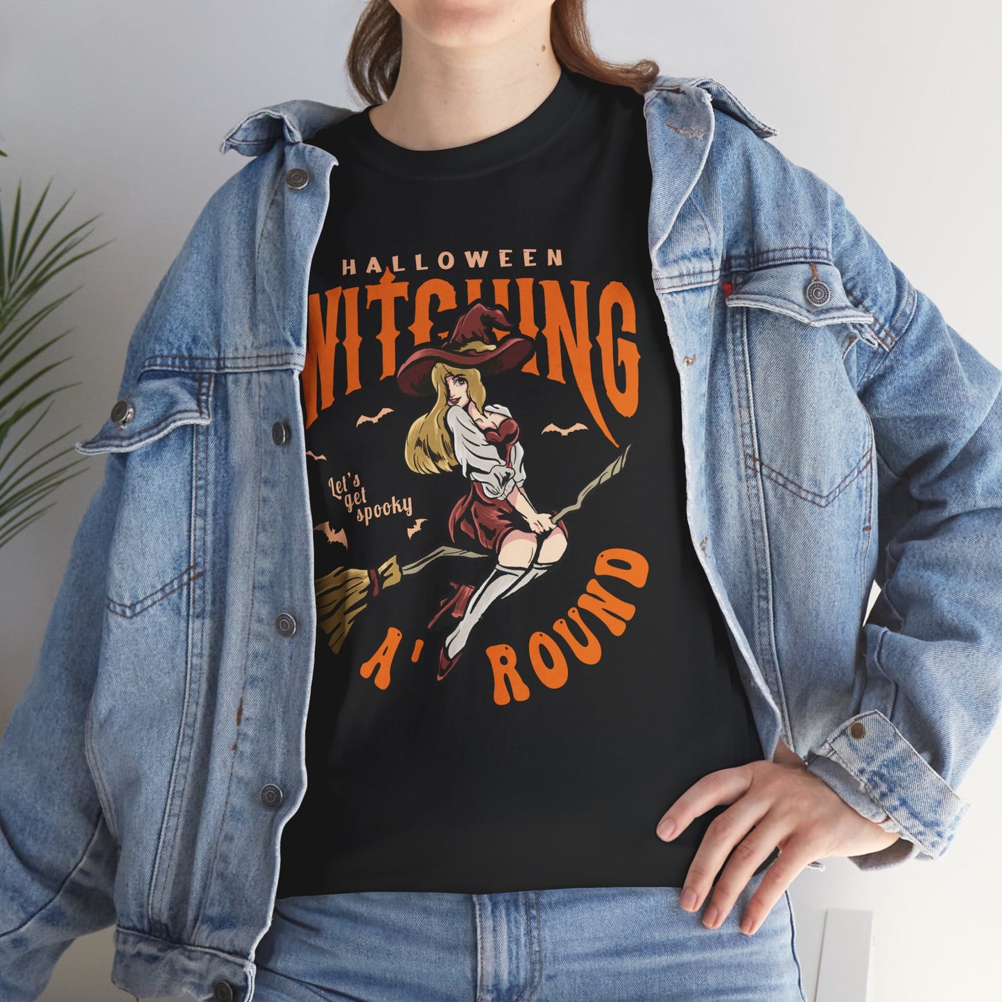 Witching around / Halloween Unisex Heavy Cotton Tee