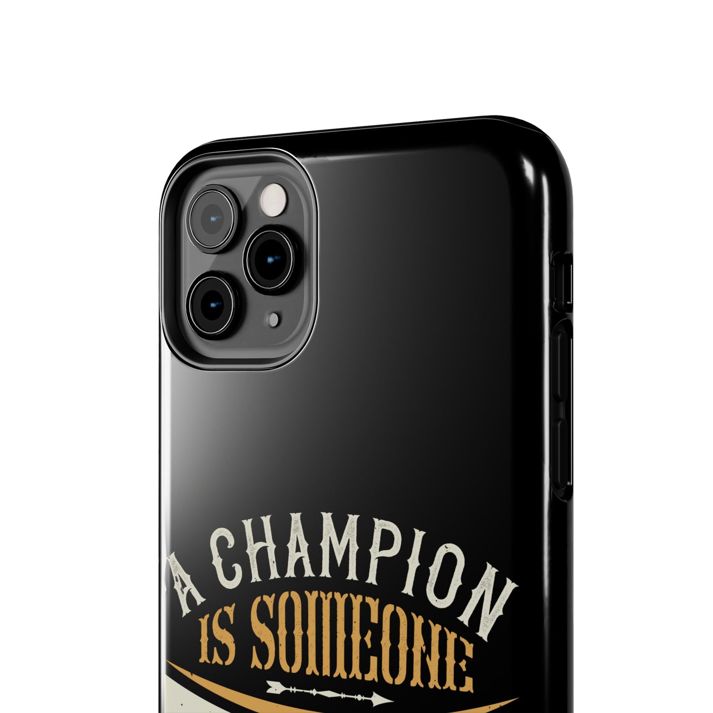 A champion is someone who gets up when he can't (Boxing)  / Tough Phone Cases