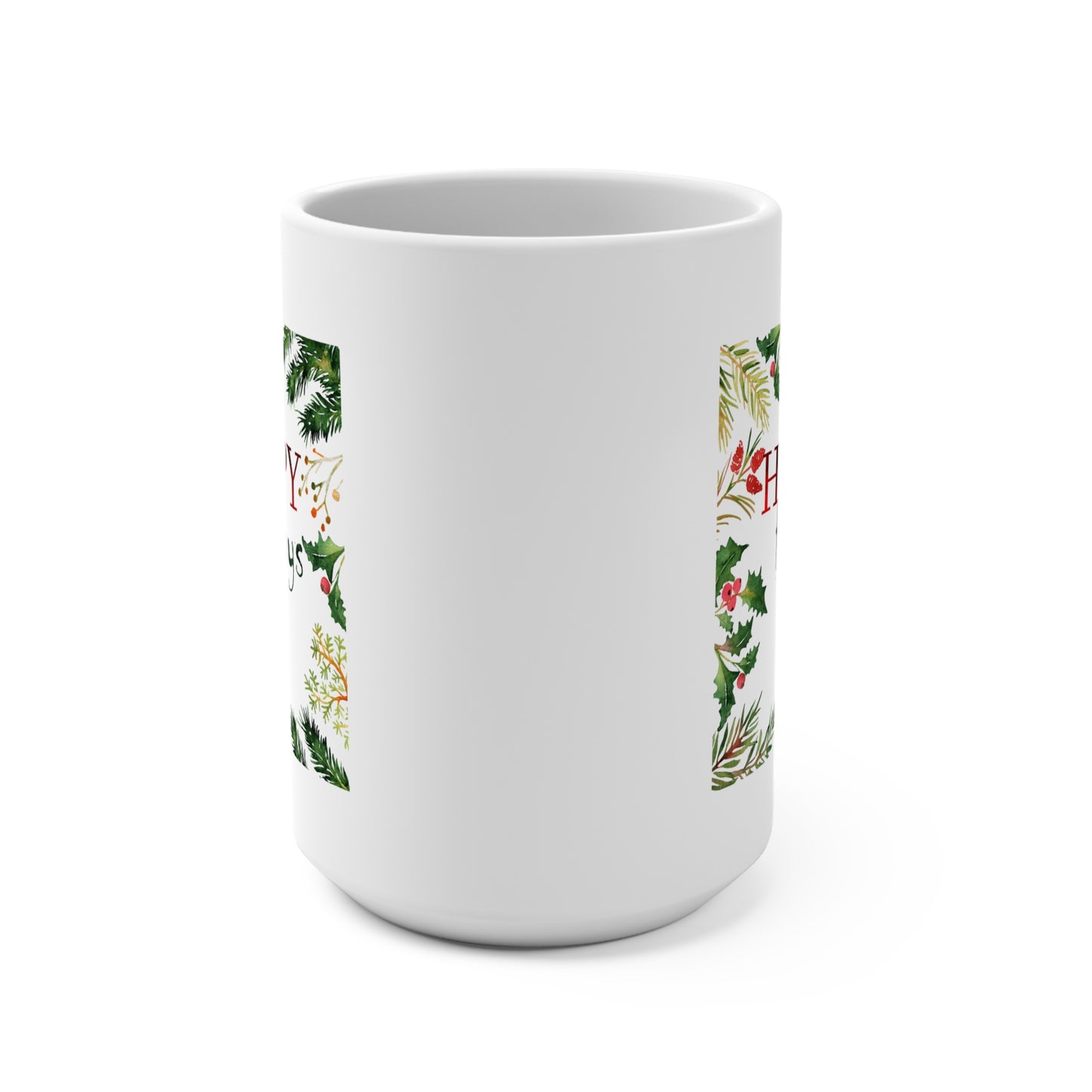 Happy Holidays / Mug 15oz white