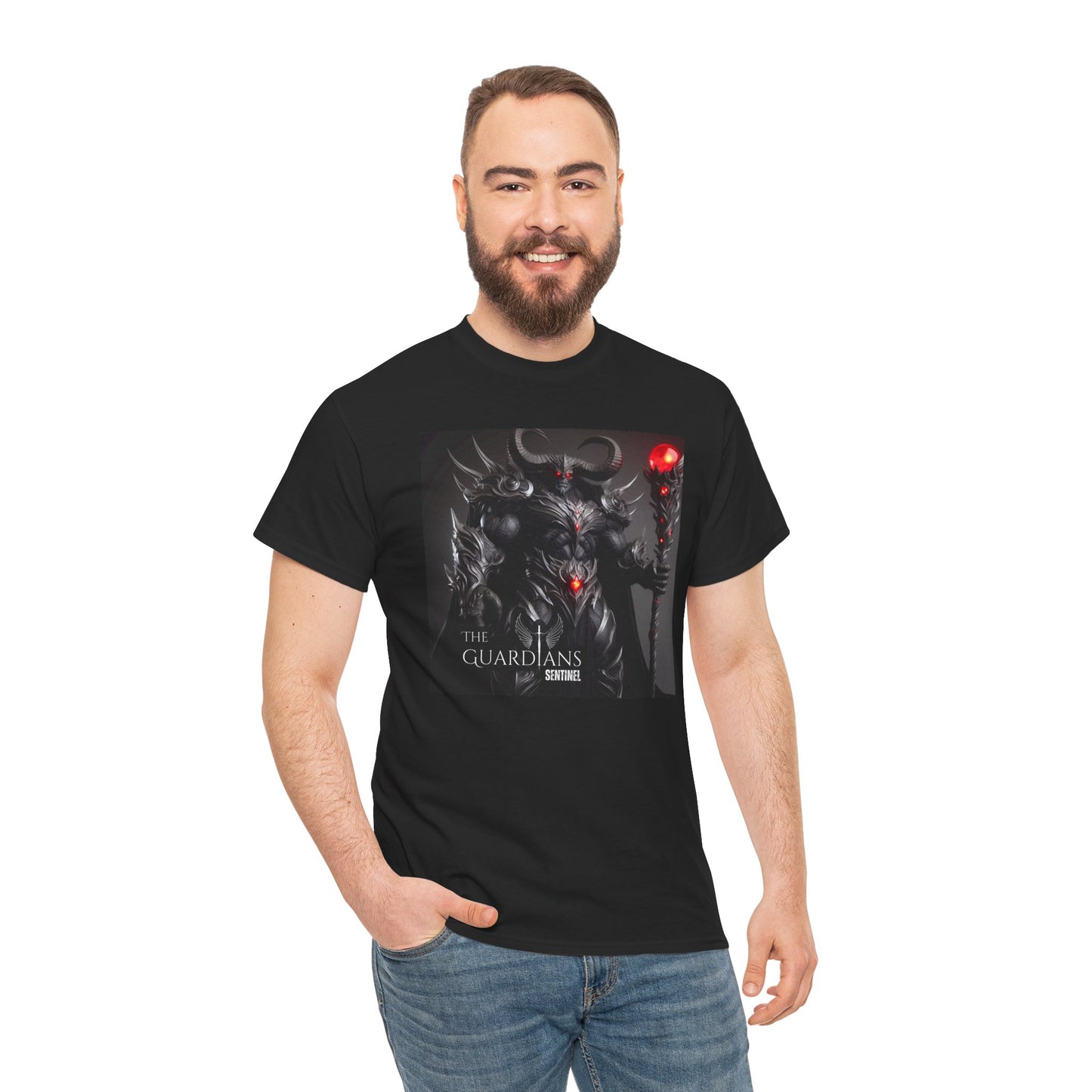 The Guardians Sentinel Unisex Heavy Cotton Tee (Made with AI)