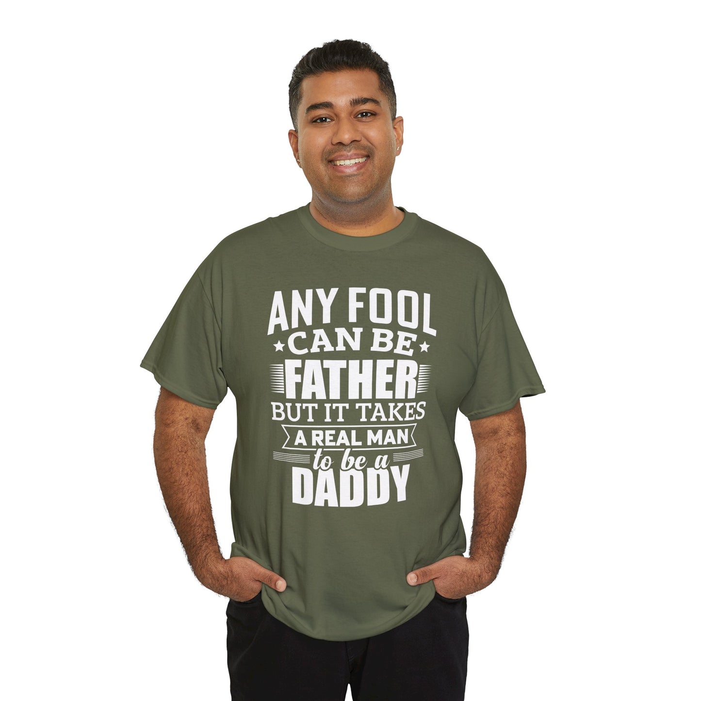 Father Quote Unisex Heavy Cotton Tee