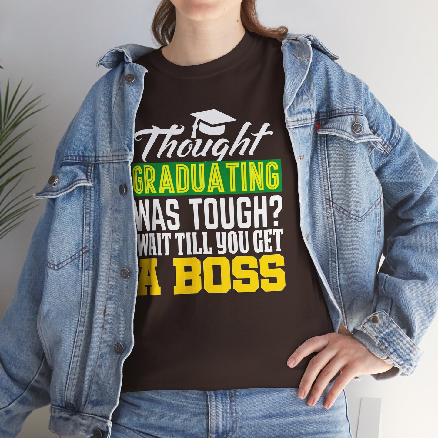 Thought Graduation Was Tough? Unisex Heavy Cotton Tee