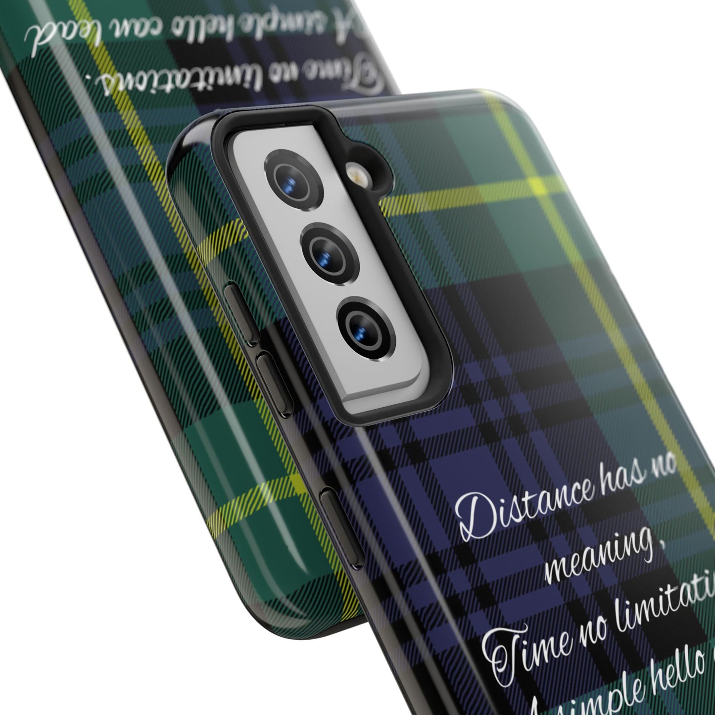 Green plaid version / Tough Phone Cases