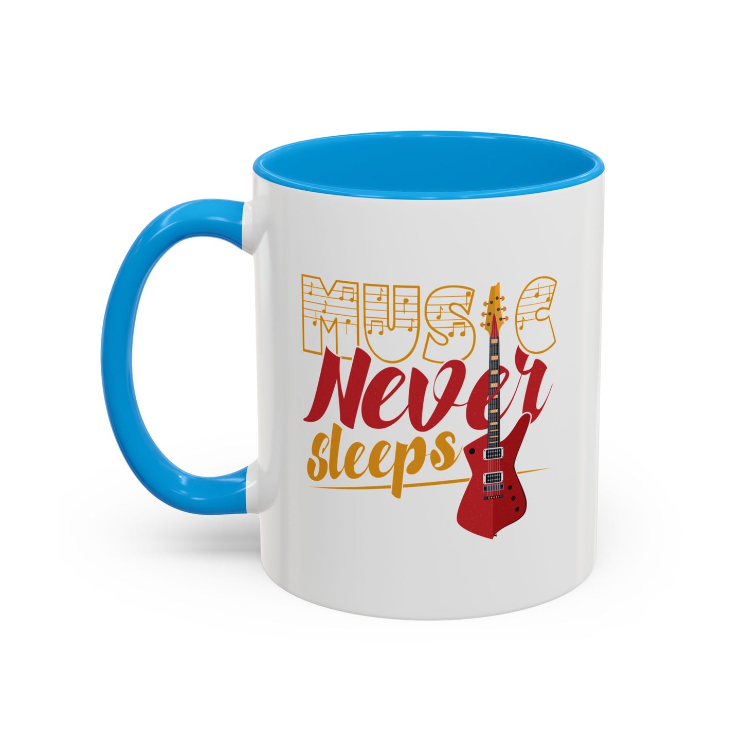 Music Never Sleeps / Colorful Mugs (11oz, 15oz)