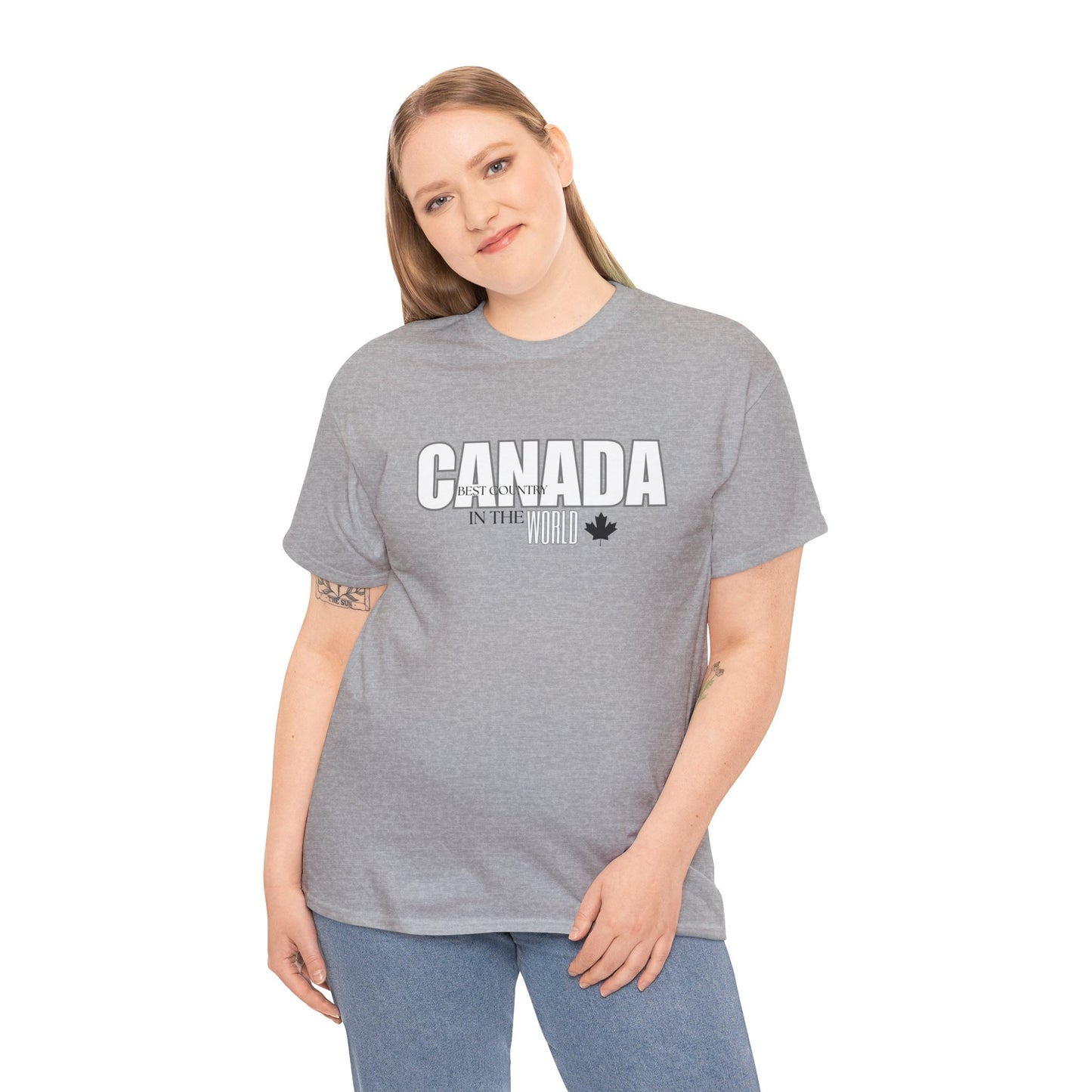 Canada Best Country In The World Unisex Heavy Cotton Tee