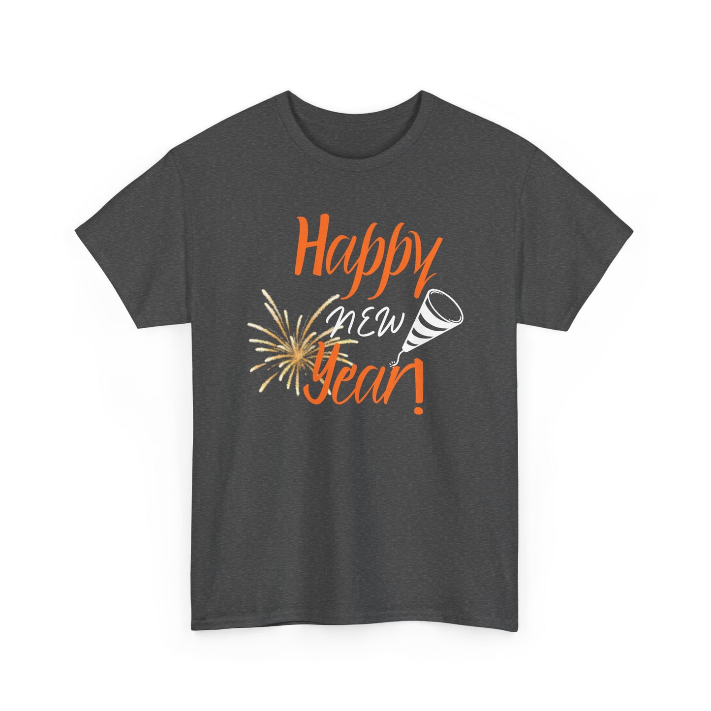 Happy New Year Unisex Heavy Cotton Tee