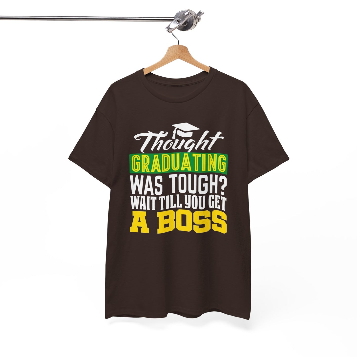 Thought Graduation Was Tough? Unisex Heavy Cotton Tee