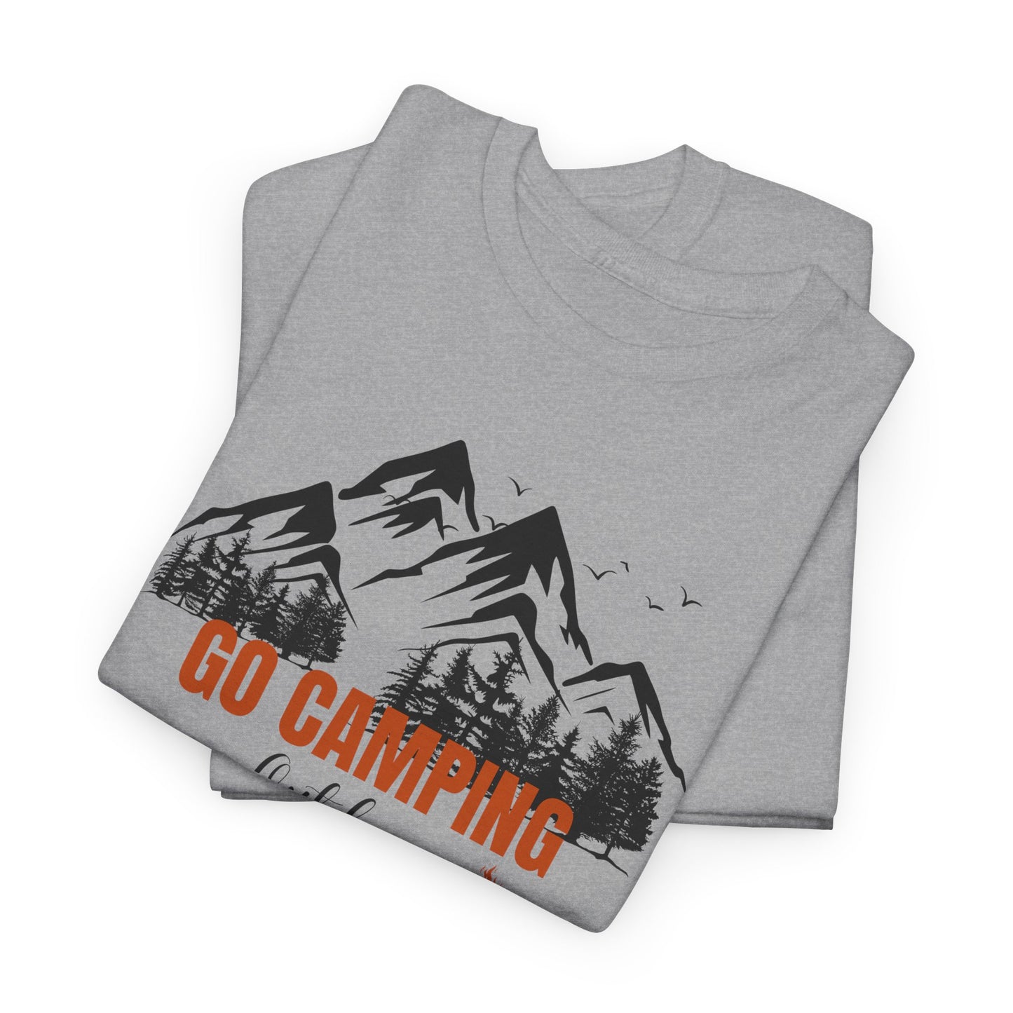 Go Camping Outdoors Unisex Heavy Cotton Tee