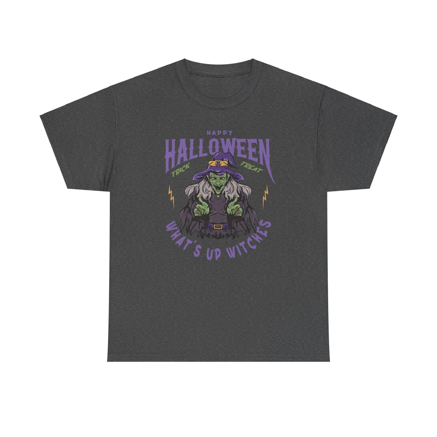 What's up Witches / Halloween Unisex Heavy Cotton Tee