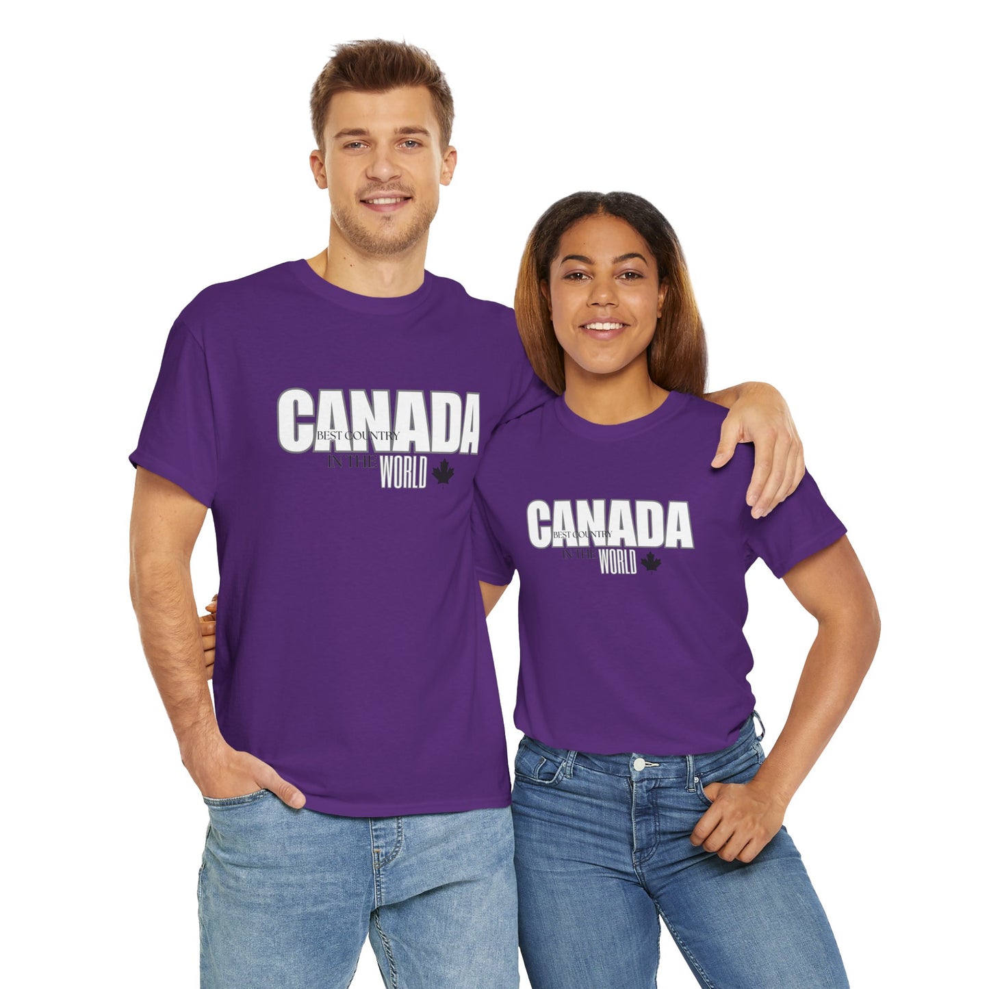 Canada Best Country In The World Unisex Heavy Cotton Tee