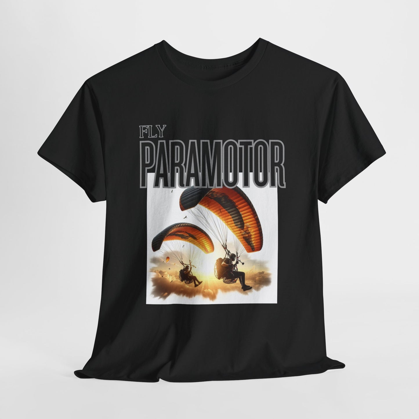 Fly Paramotor Unisex Heavy Cotton Tee